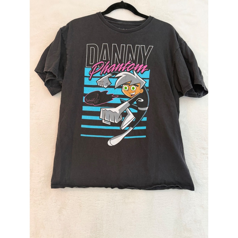 Nickelodeon Danny Phantom Graphic T-Shirt Mens Large Short Sleeve Retro Tee